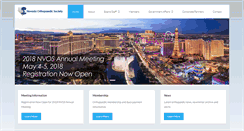 Desktop Screenshot of nevadaortho.org